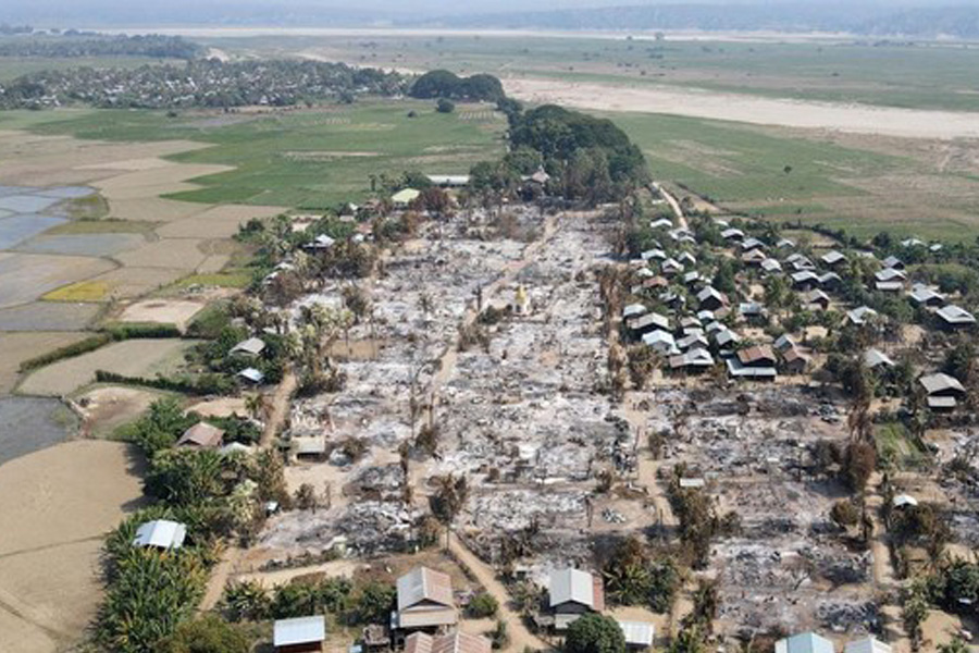 Serangan Udara di Myanmar Tewaskan 11 Warga Sipil, Anak-anak Jadi Korban
