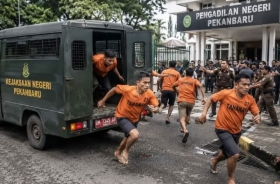 Heboh di PN Pekanbaru, Enam Tahanan Kabur
