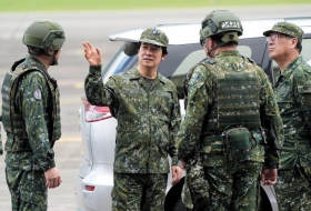 Presiden Taiwan Ikut Simulasi Evakuasi dalam Latihan Perang
